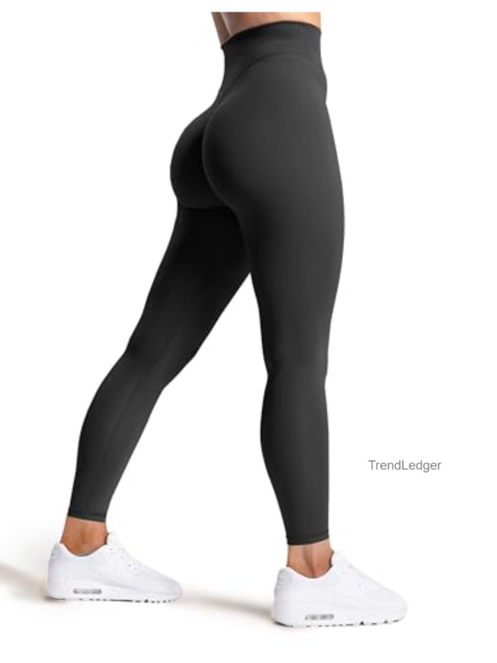 High Waisted No Front Seam Yoga Leggings Butter Soft 25 Inseam